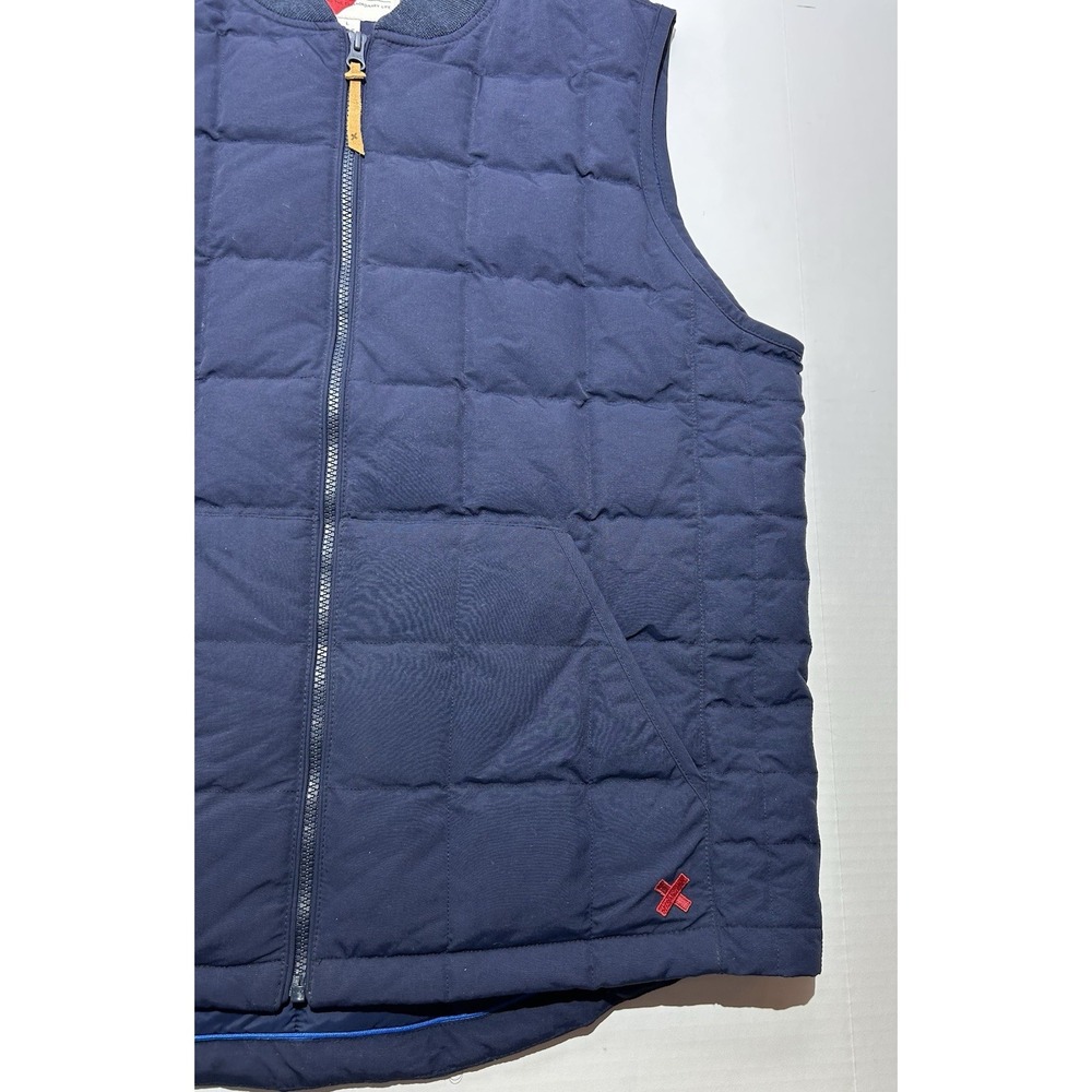 Best Made Co. Puffer Vest Men's Size Large Navy Blue Goose Down 800 Fill Quilted - Picture 3 of 10